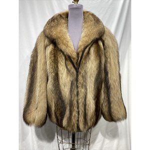 crystal raccoon jacket w/ zipper (47007)